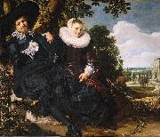 Frans Hals, Marriage Portrait of Isaac Massa en Beatrix van der Laen